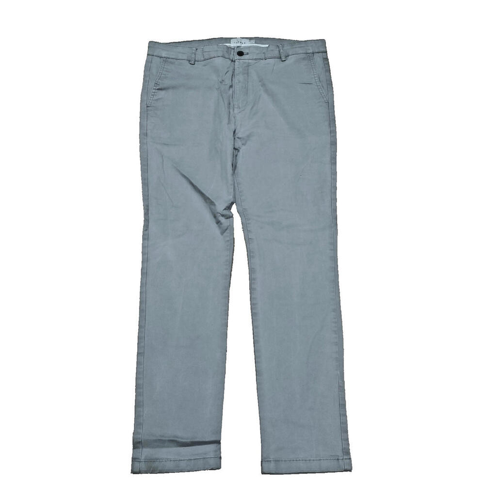 Topman Jeans Men W36 W32 Grey Casual Regular Straight J2